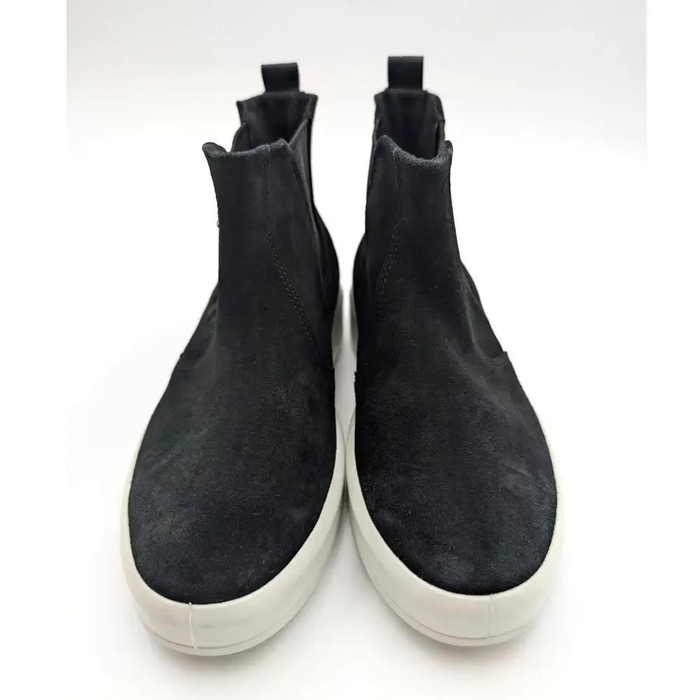 Ecco Soft 9 Classic Chelsea Boots Sneakers Women's Suede Black Size US5.5 EU36